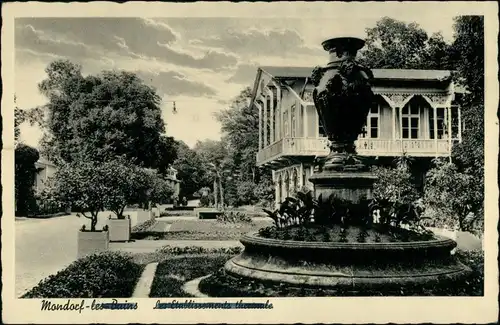 Postcard Bad Mondorf Munneref Straße, Etablissement 1941