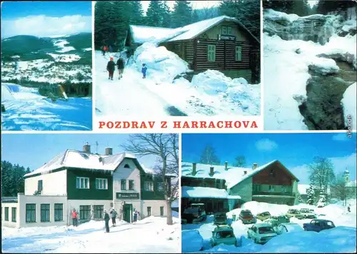 Harrachsdorf Harrachov Überblick, Hotel Praha, Hotel Hubertus 1999