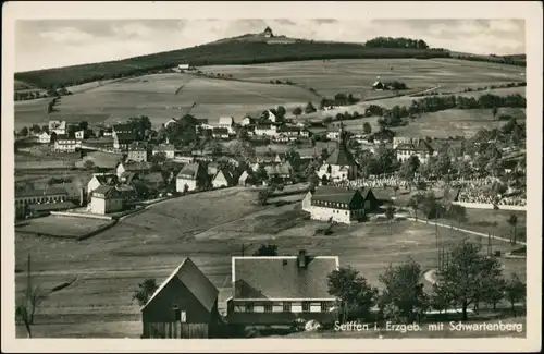 Ansichtskarte Seiffen (Erzgebirge) Stadtpartie 1932