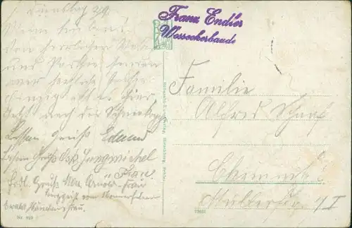 Postcard Harrachsdorf Harrachov Wosseckerbaude (Vosecká bouda) 1917