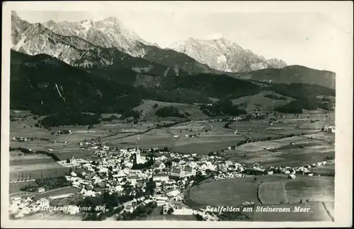 Ansichtskarte Saalfelden am Steinernen Meer Luftbild 1942