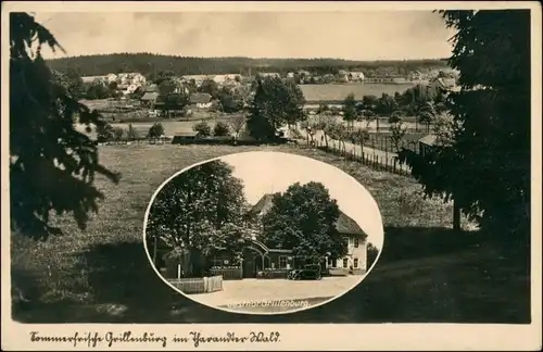 Ansichtskarte Grillenburg-Tharandt Grillenburg - 2 Bild: Gasthaus 1934