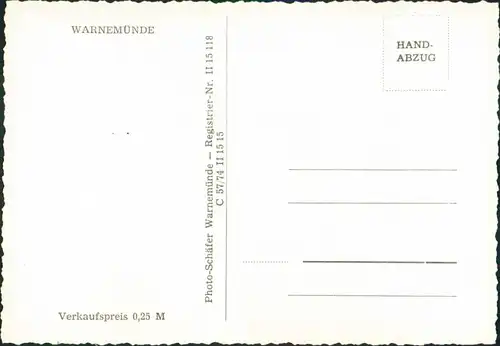 Ansichtskarte Warnemünde-Rostock Straße, Hotel Neptun - Stadt 1974