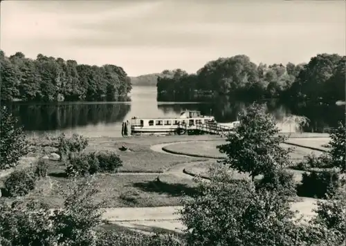 Ansichtskarte Templin Anlegestelle - Schiff 1963