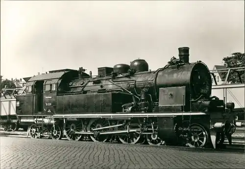 Eisenbahn Dampflokomotive T18 - 78 009 Strecke Straßlsund-Saßnitz 1980