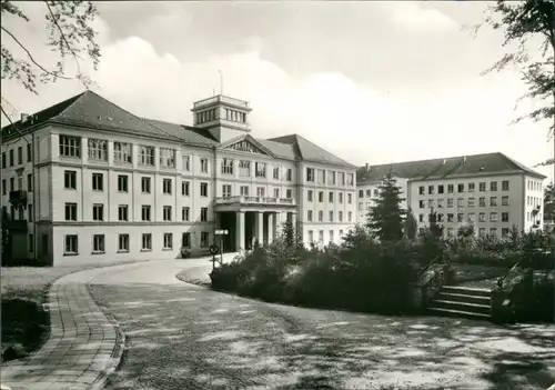 Ansichtskarte Bad Berka Zentralklinik Einfahrt 1979