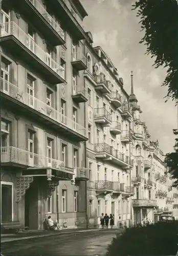 Marienbad Mariánské Lázně Zotavovny ROH v Ruské třídě 1963