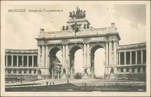 Brüssel Bruxelles Arcade  Cinquantenaire, 1. WK    /KD  Nr. 47  AK Brüssel 1916