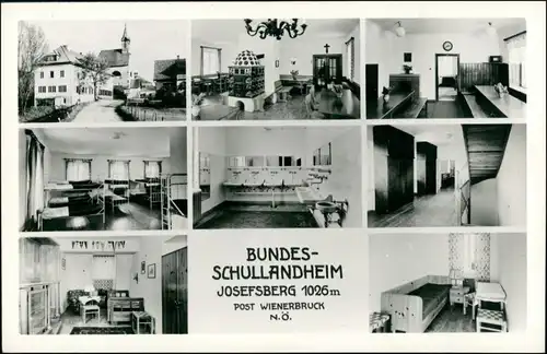 Ansichtskarte Wienerbruck Bundesschullandheim Josefsberg 1955