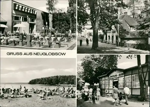 Neuglobsow-Stechlin Erholungsheim Stechlin, Dorfstraße, Stechlinsee, Theodor-Fontane-Haus 1976