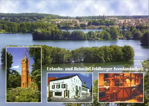 Feldberg-Feldberger Seenlandschaft Mecklenburger Hof, Panorama Ansichten 1995