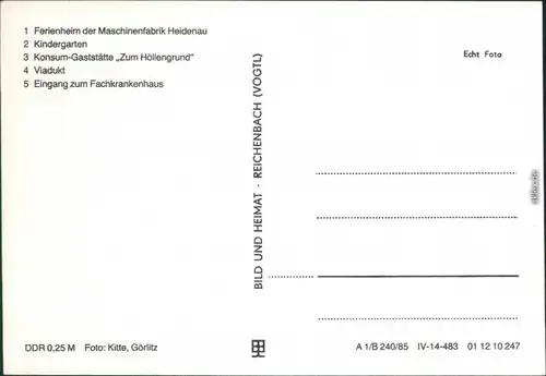 Großschweidnitz (OL) Swóńca 1. Ferienheim der Maschinenfabrik Heidenau, 2. 982