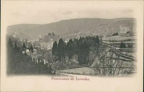 Postkaart La Roche-en-Ardenne Panorama de Laroche 1900