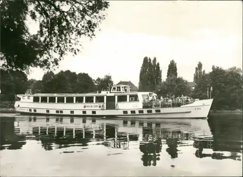 Ansichtskarte Berlin Fahrgastschiff Maxim Gorki 1982