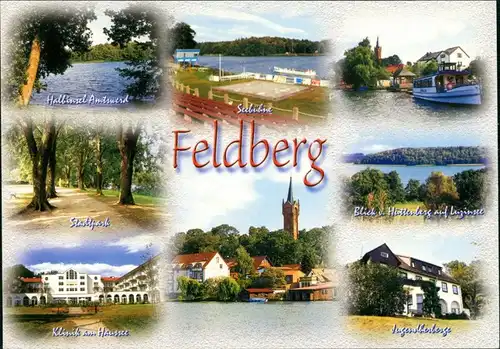 Feldberg-Feldberger Seenlandschaft Mehrbildkarte, Stadtpark, B   2008