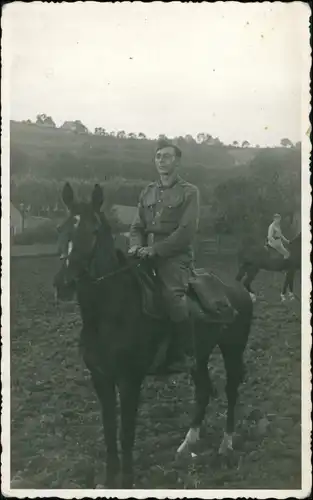 Foto  Soldat Tschechien Ceska auf Pferd 1930 Privatfoto