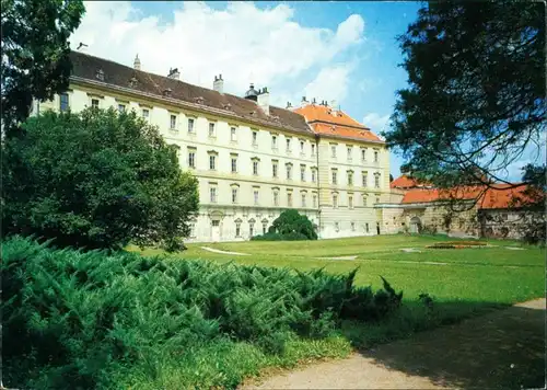 Postcard Feldsberg Valtice Schloss Zámek 1989