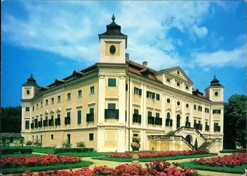 Postcard Milotitz Milotice u Kyjova zámek/Schloss Milotice 1989