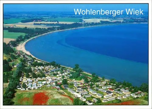 Ansichtskarte Wohlenberg-Klütz Luftbild Wohlenberger Wiek Wismarbucht 1995