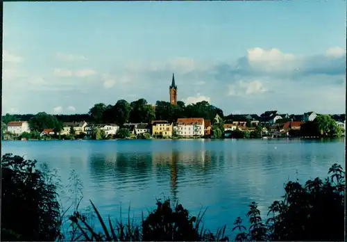 Feldberg-Feldberger Seenlandschaft Panorama Ansicht,  See auf den Ort 2005