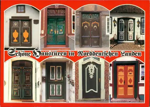 .Mecklenburg-Vorpommern Schöne Haustüren in Norddeutschen Landen, Schmucktüren 1985