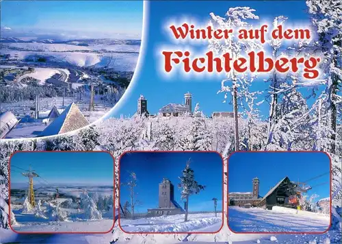 Oberwiesenthal Winter  Fichtelberg, Oberwiesenthal Panorama, Erzgebirge 2002