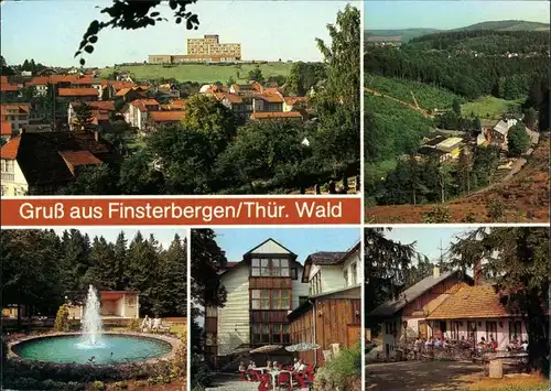 Finsterbergen-Friedrichroda Gruss aus Finsterbergen, Thüringer Wald  1988
