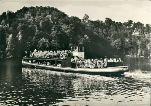Lauenhain-Mittweida Kriebstein / Zschopautalsperre mit Fahrgastschiff 1969/1970