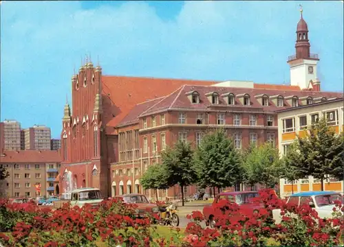 Ansichtskarte Frankfurt (Oder) Rathaus 1980