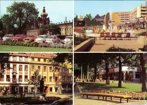 Neustadt-Dresden Zwinger - Neustädter Markt Springbrunnen, Hauptstraße 1984