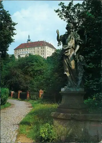 Postcard Namiest an der Oslawa Náměšť nad Oslavou Zámek/Schloss 1989
