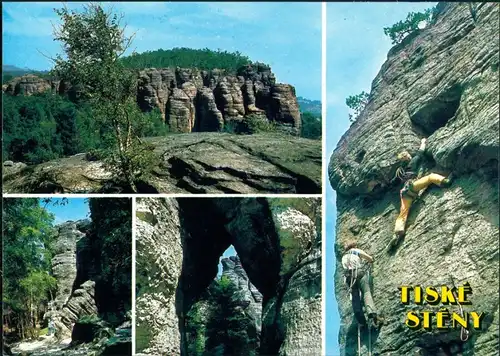 Tissa (Tyssa) Tisá Tiské stěny/Bergsteigen auf Tyssaer Wände 1989