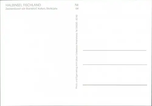 Fischland 3 farbige Ansichten, Ostsee, Schiff, Strand Partie 2000