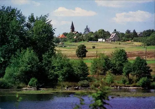 Ansichtskarte Friedrichsbrunn Blick vom Gondelteich 1996