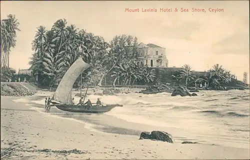 Postcard Dehiwala-Mount Lavinia-Colombo Mount Lavinia Hotel 1908 
