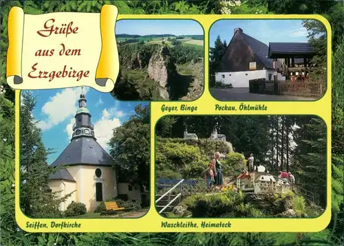 .Sachsen Geyer, Binge / Pockau Ölmühle / Waschleithe / Seiffen 1995