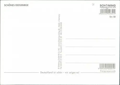 .Sachsen Umlandansichten - Erzgebirge Mundart "Arzgebirg" Mehrbildkarte 2005