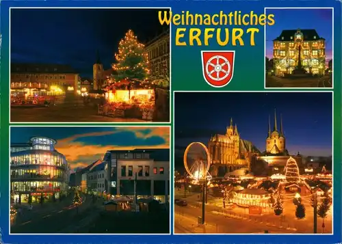 Erfurt Ansichten zu Weihnanchten, Domplatz mit Riesenrad uvm. 2005