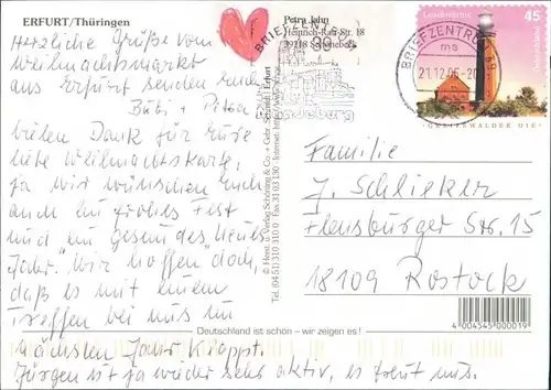 Erfurt Ansichten zu Weihnanchten, Domplatz mit Riesenrad uvm. 2005