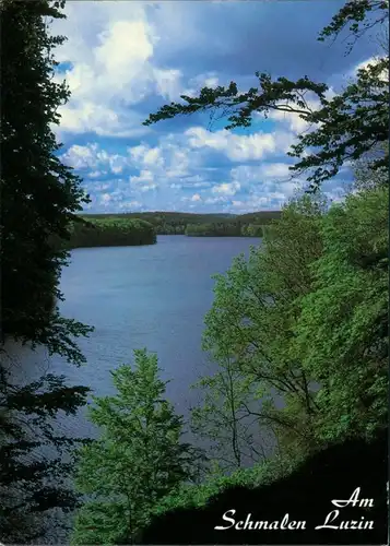 Feldberg-Feldberger Seenlandschaft Schmaler Luzin, Feldberg in Mecklenburg, See 1995