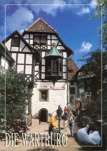 Ansichtskarte Eisenach Nürnberger Erker, Burg, Castle Postcard 2004