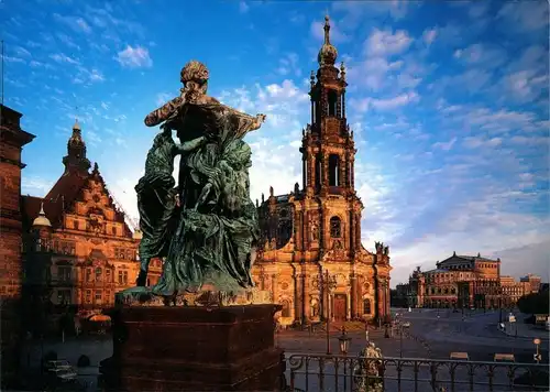 Innere Altstadt-Dresden Georgentor, Katholische Hofkirche, Semperoper 2009