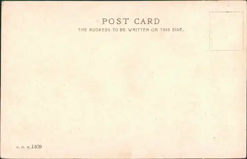 Postcard Aden عدن Sheik Otharn - Straße 1903 