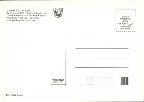 Libochovice KRAJEM J. E. PURKYNÉ: Budyně nad Ohří, Libochovice, Keblice 1985