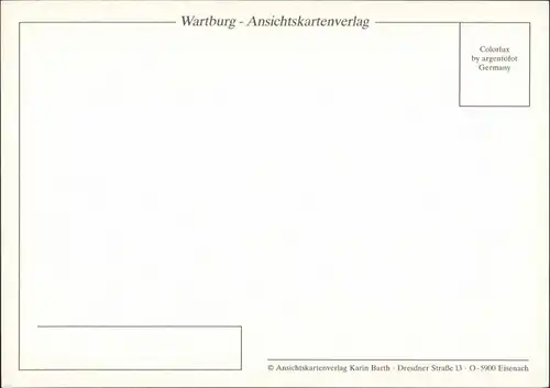 Ansichtskarte Eisenach Partie an der Wandelhalle, Postkarte ungelaufen 1990