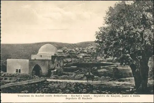 Bethlehem בֵּית לֶחֶם بيت لحم Rachel's tomb/Rachels Grab 1916
