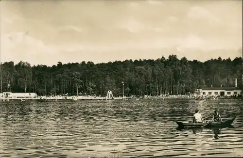 Ansichtskarte Schmannewitz-Dahlen Partie am Waldbad 1960