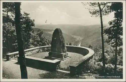 Müden (Örtze)-Faßberg Hermann-Löns-Denkmal, Bergisch-Land 1932