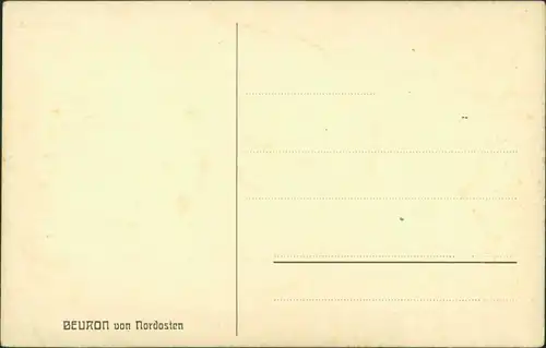 Beuron Panorama-Ansicht Beuron von Nordosten, Blick zur Kirche 1917