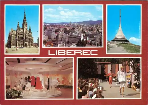 Reichenberg Liberec Radnice, Celkový pohled, Ještěd, LVT - módní přehlídka 1985